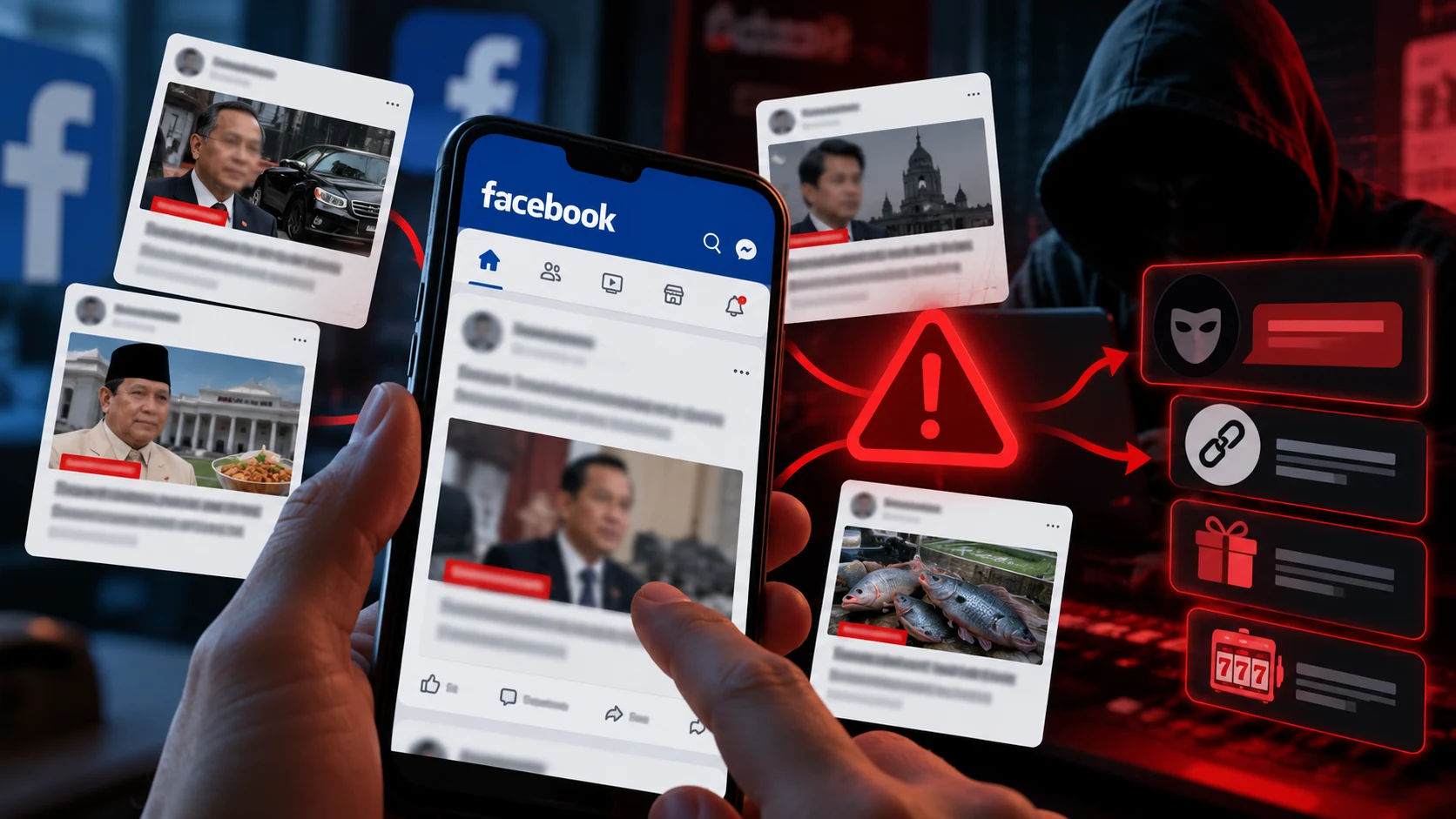 Modus Phishing Facebook 2026: Catut Chairul Tanjung Hingga Bantuan Ikan