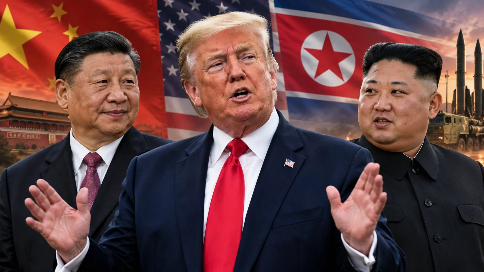 Trump Sebut Senang Akur dengan Xi Jinping dan Kim Jong Un